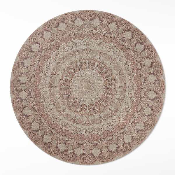 Vinyl vloerkleed rond Geometrische perfectie