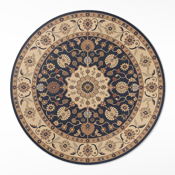 Vinyl vloerkleed rond Botanisch geheugen