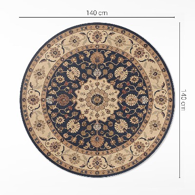 Vinyl vloerkleed rond Botanisch geheugen