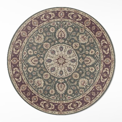 Pvc mat rond Ingewikkelde Perzische patronen