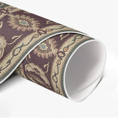 Pvc mat rond Ingewikkelde Perzische patronen