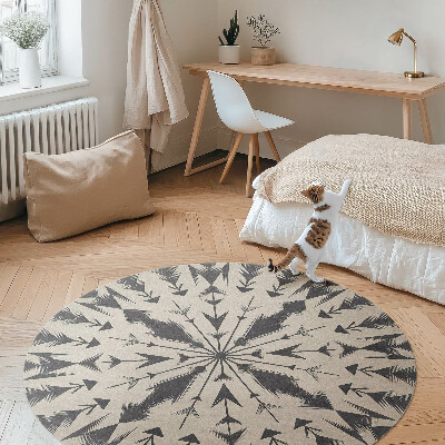 Pvc mat rond Azteekse darts