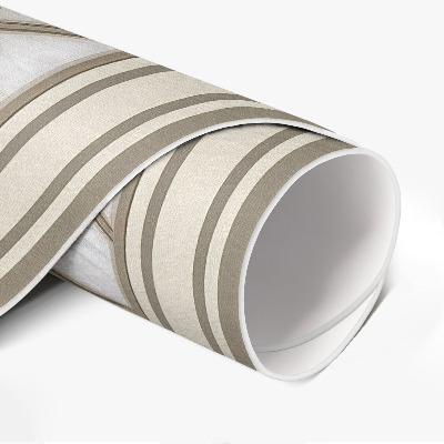 Pvc mat rond Marmeren glas-in-loodraam