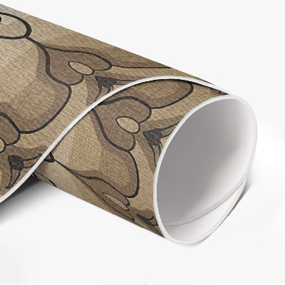 Rond pvc tapijt Symmetrische mandalapatronen