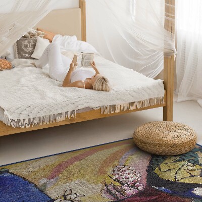 Vinyl vloerkleed Abstractie Troika door Wassily Kandinsky