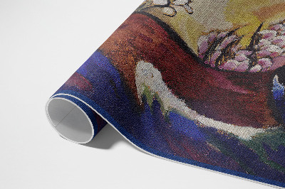 Vinyl vloerkleed Abstractie Troika door Wassily Kandinsky