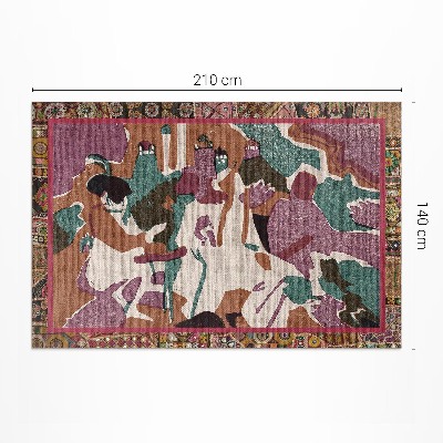 Vinyl tapijt Abstracte geluiden van Wassily Kandinsky