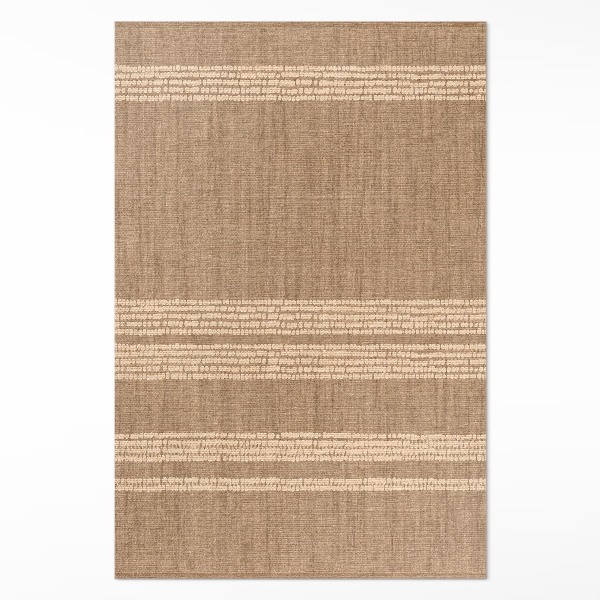 Tapijt vinyl Beige gevoerde boho-imitatiestof