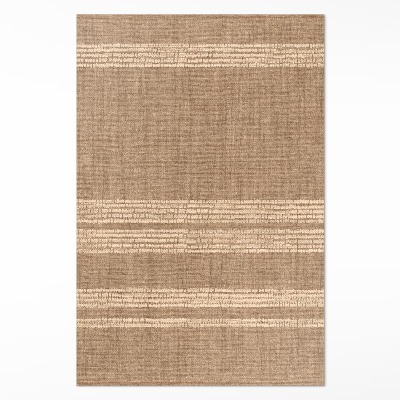 Tapijt vinyl Beige gevoerde boho-imitatiestof