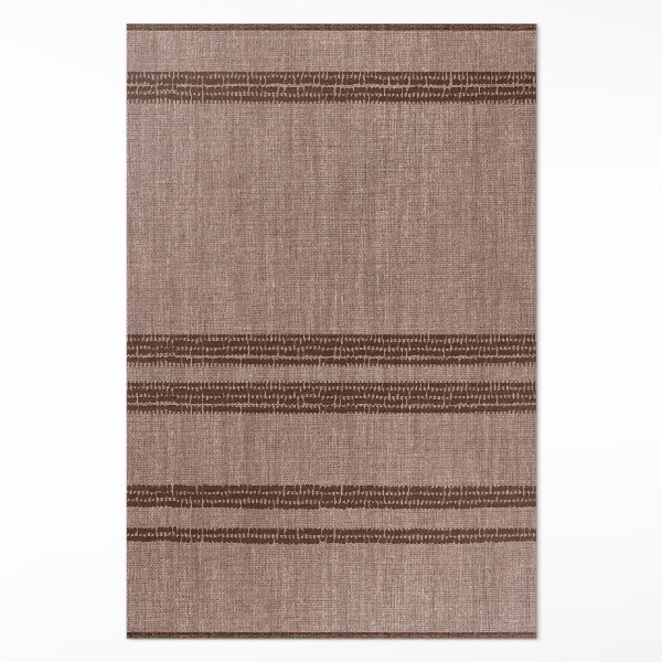 Vinyl tapijt Bruin gevoerde boho-imitatiestof