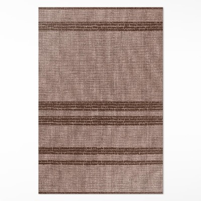 Vinyl tapijt Bruin gevoerde boho-imitatiestof