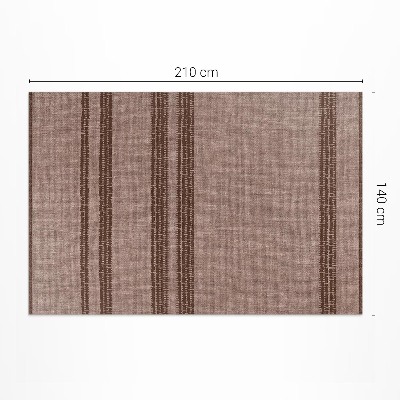 Vinyl tapijt Bruin gevoerde boho-imitatiestof