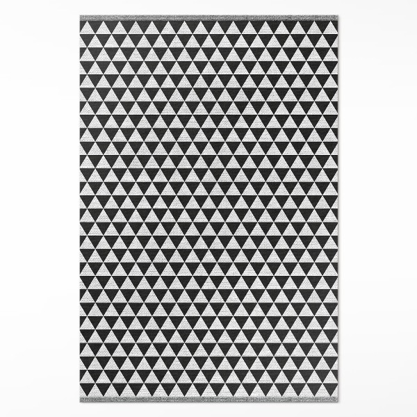 Tapijt vinyl Imitatiestof met geometrische driehoeken