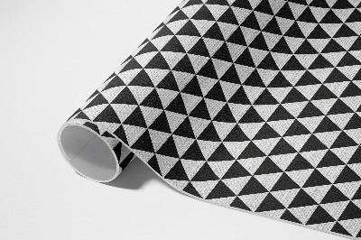 Tapijt vinyl Imitatiestof met geometrische driehoeken