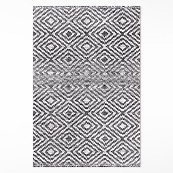 Vinyl vloerkleed Turkse imitatiestof met geometrisch patroon