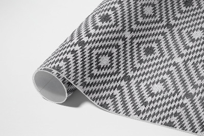 Vinyl vloerkleed Turkse imitatiestof met geometrisch patroon