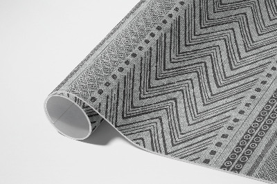 Vinyl tapijt Imitatiestof met strepen en zigzaggen