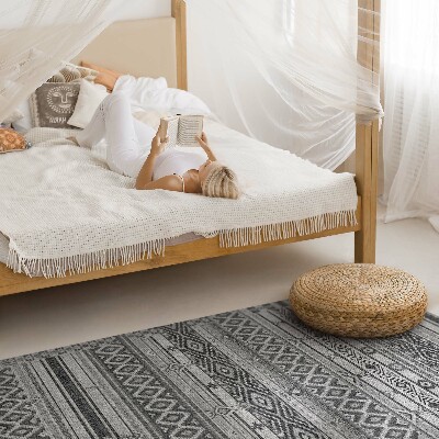 Vinyl vloerkleed Imitatie van geometrische ruitstof