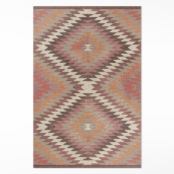 Vinyl tapijt Turks patroon decoratieve stof imitatie