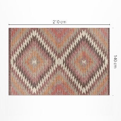 Vinyl tapijt Turks patroon decoratieve stof imitatie