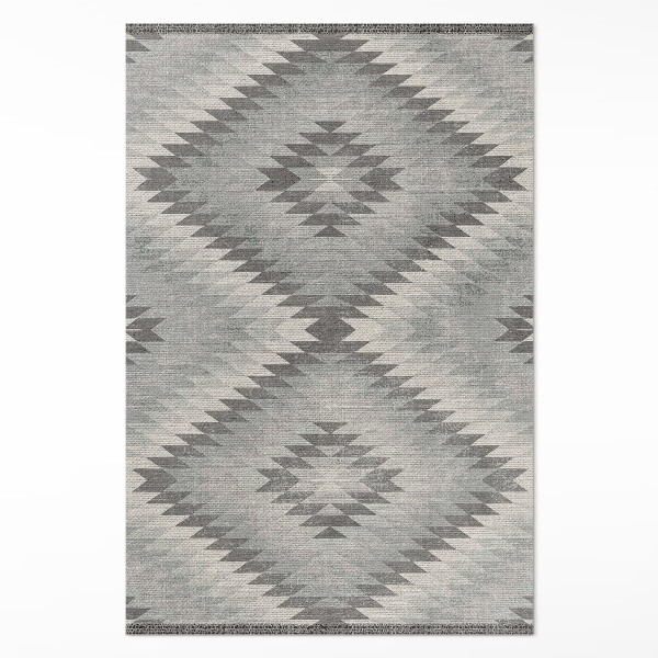 Vinyl vloerkleed Imitatiestof in Turkse Indiase stijl