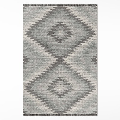 Vinyl vloerkleed Imitatiestof in Turkse Indiase stijl