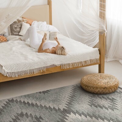 Vinyl vloerkleed Imitatiestof in Turkse Indiase stijl