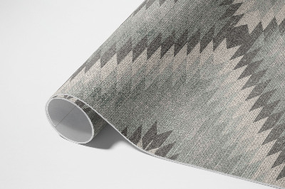 Vinyl vloerkleed Imitatiestof in Turkse Indiase stijl