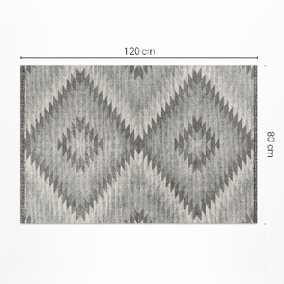 Vinyl vloerkleed Imitatiestof in Turkse Indiase stijl