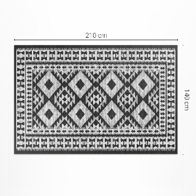 Vinyl tapijt Retro vintage patroon imitatiestof