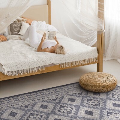 Vinyl tapijt Imitatiestof in retro-vintagestijl