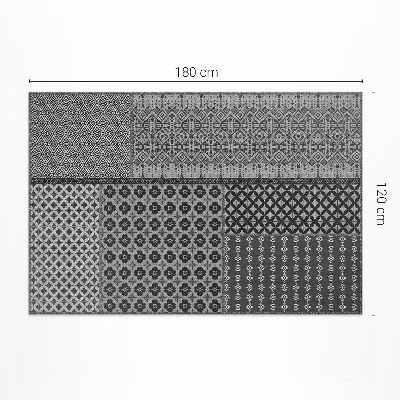 Vinyl tapijt Imitatiestof in Azteekse stijl