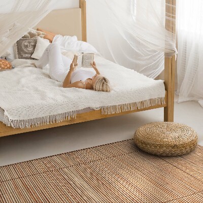 Vinyl tapijt Houten wandelstok decoratie