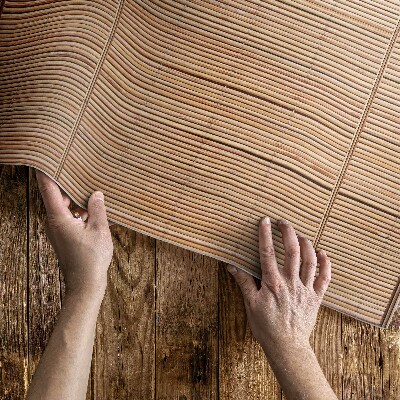 Vinyl tapijt Houten wandelstok decoratie