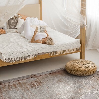 Vinyl vloerkleed Roestig plaatwerk in industriële stijl