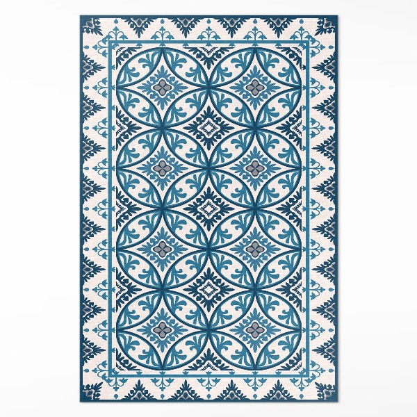 Vinyl tapijt Abstracte cirkels mediterrane tegels