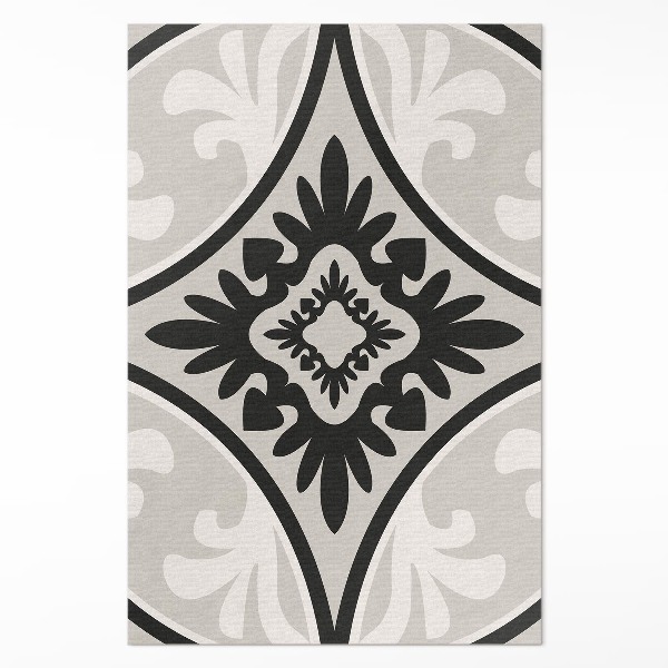 Tapijt vinyl Elegant ornamenttegelpatroon