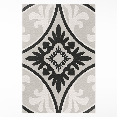 Tapijt vinyl Elegant ornamenttegelpatroon