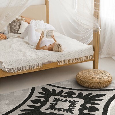 Tapijt vinyl Elegant ornamenttegelpatroon