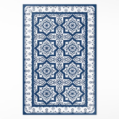 Vinyl vloerkleed Portugese stijl gedecoreerde tegels