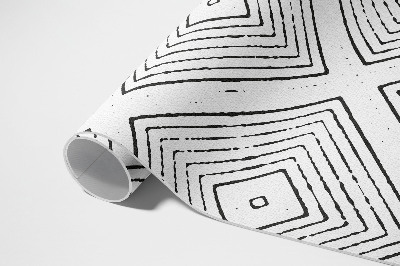 Tapijt vinyl Regelmatig vierkanten boho-patroon