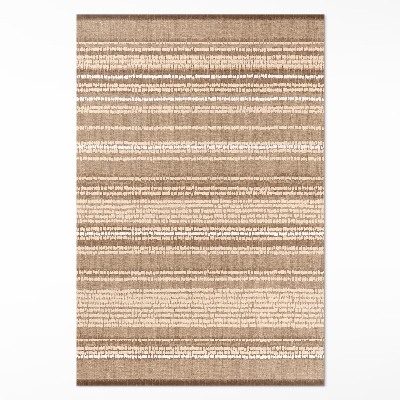 Tapijt vinyl Patroon bruine stof boho vintage stijl