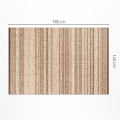 Tapijt vinyl Patroon bruine stof boho vintage stijl