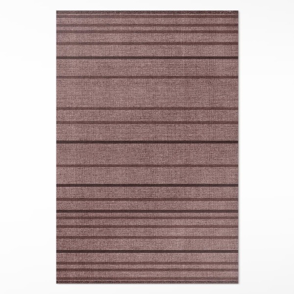 Vinyl vloerkleed Bruine strepen boho vintage stijl