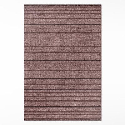 Vinyl vloerkleed Bruine strepen boho vintage stijl