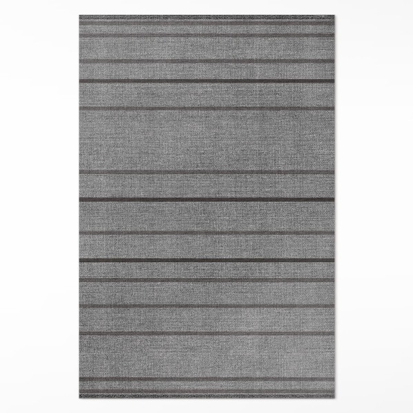 Tapijt vinyl Grijze strepen boho vintage stijl