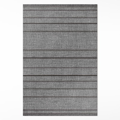 Tapijt vinyl Grijze strepen boho vintage stijl