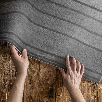 Tapijt vinyl Grijze strepen boho vintage stijl