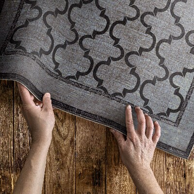 Vinyl vloerkleed Imitatie decoratieve stof in Marokkaanse stijl