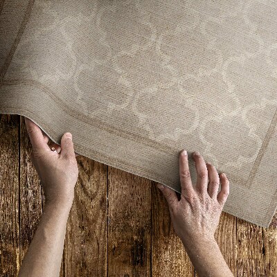 Vinyl vloerkleed Marokkaanse klaver imitatiestof